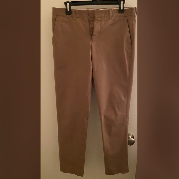 slim performance stretch easy care cotton dress pant